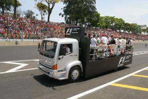 2007 Agrale 13000 4x2 veiculo do Drivers Parade do GP Brasil de Formula 1